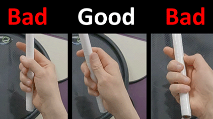 How to hold a drumstick