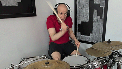 How to drum louder (without slowing down)