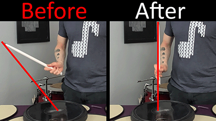 How to fix slicing on drums