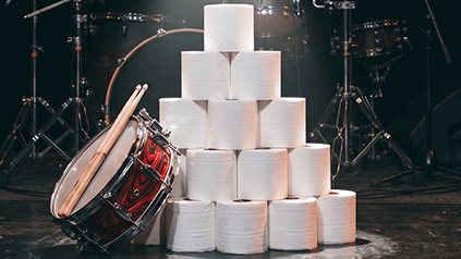 What toilet paper taught me about drumming