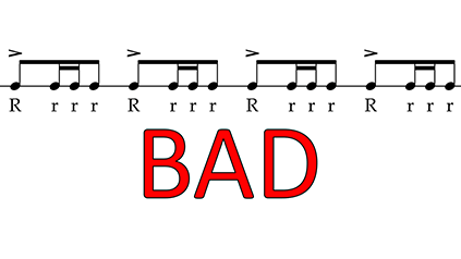 This flam exercise sucks