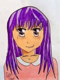 Marker Drawing by Caitlyn, 12 years old.