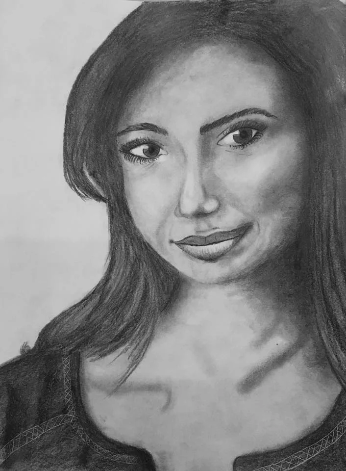 Graphite Pencil drawing by Tessa, 19 year old.