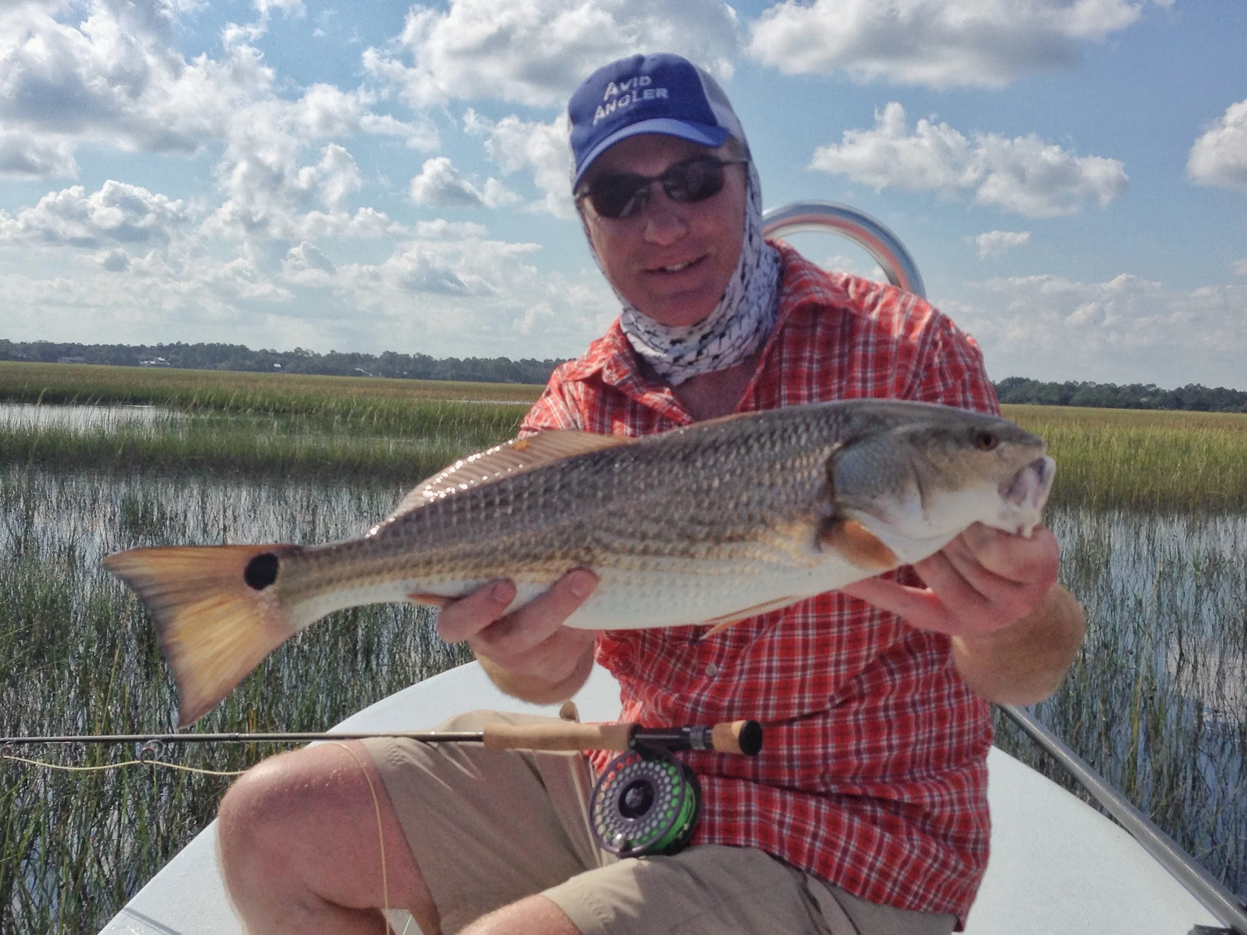 Late season flood tide redfish.