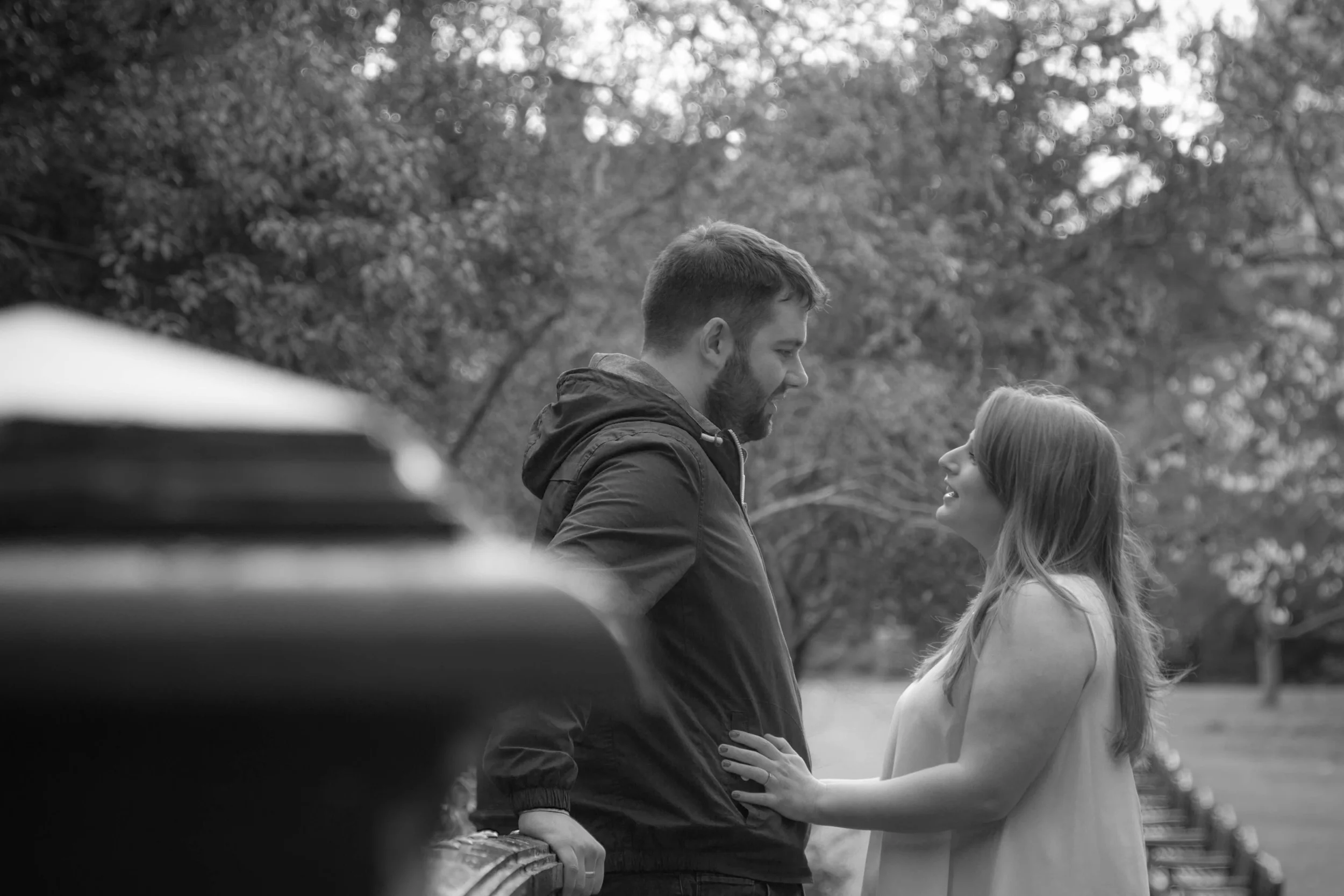 Cardiff wedding photographer Nathan Marshall shot this pre engagement shoot at Roath Park.