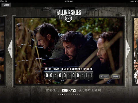 TNT Falling Skies: App