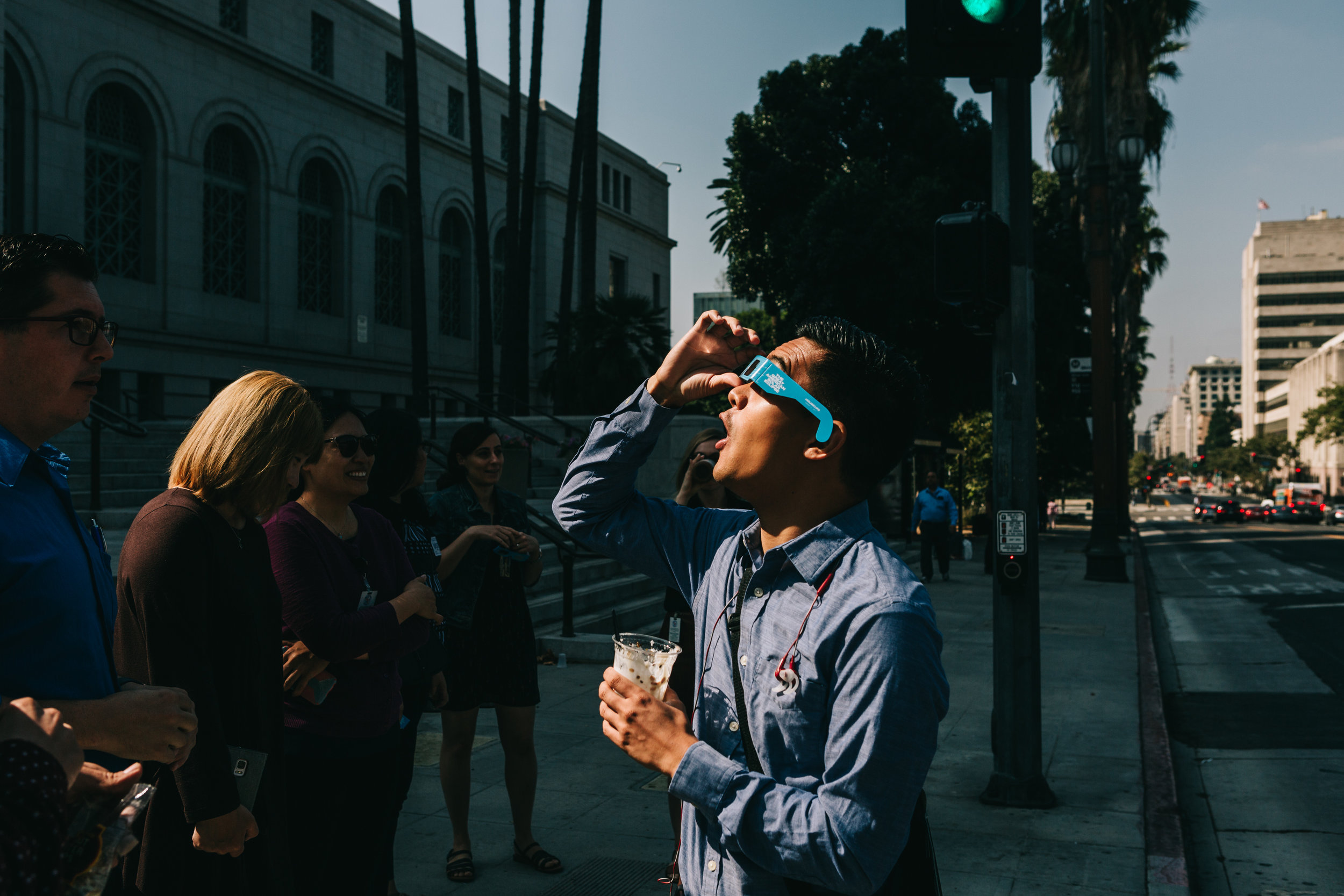 Los Angeles Photojournalism Solar Eclipse