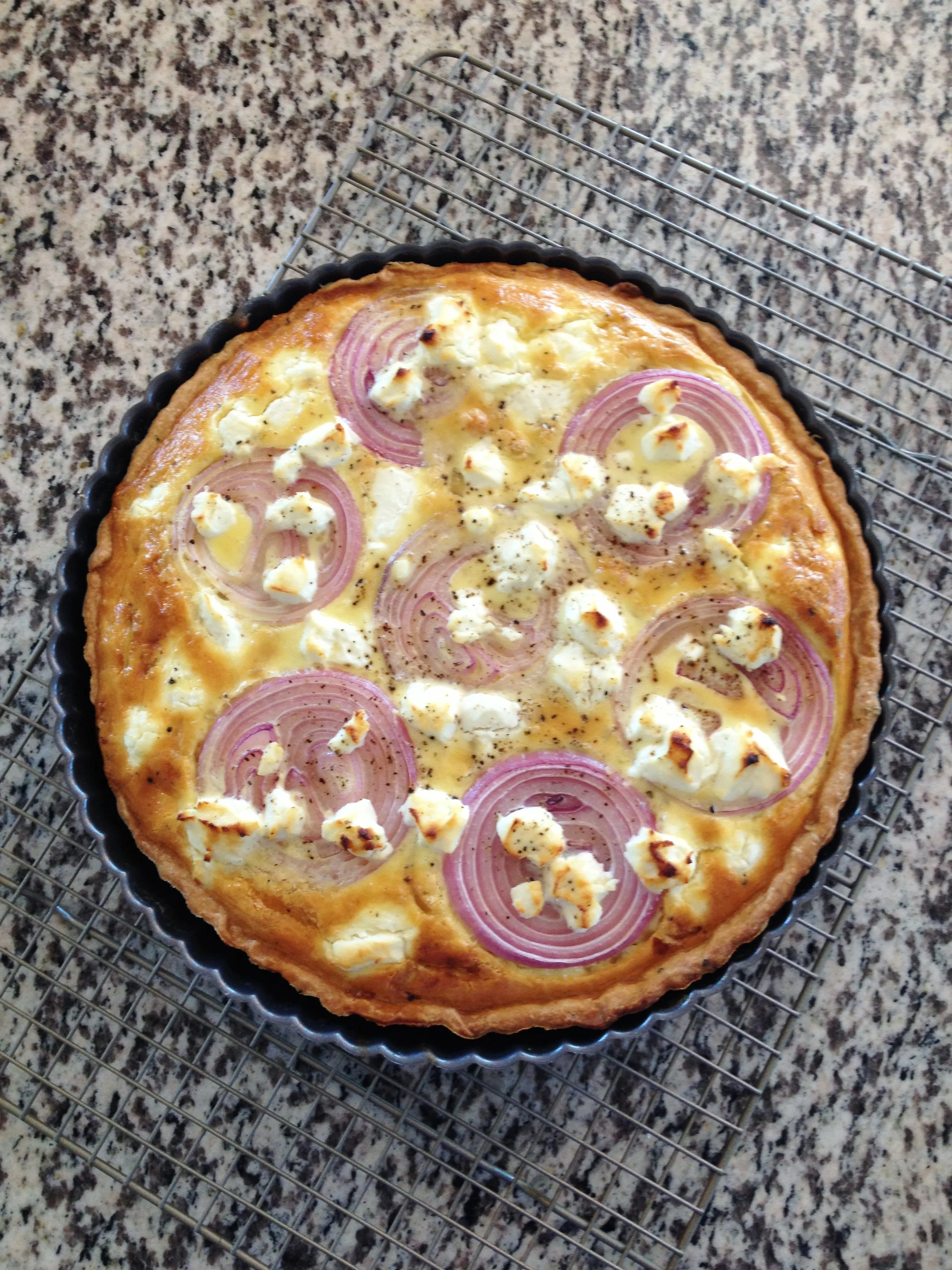 Onion & Goat Cheese Tart