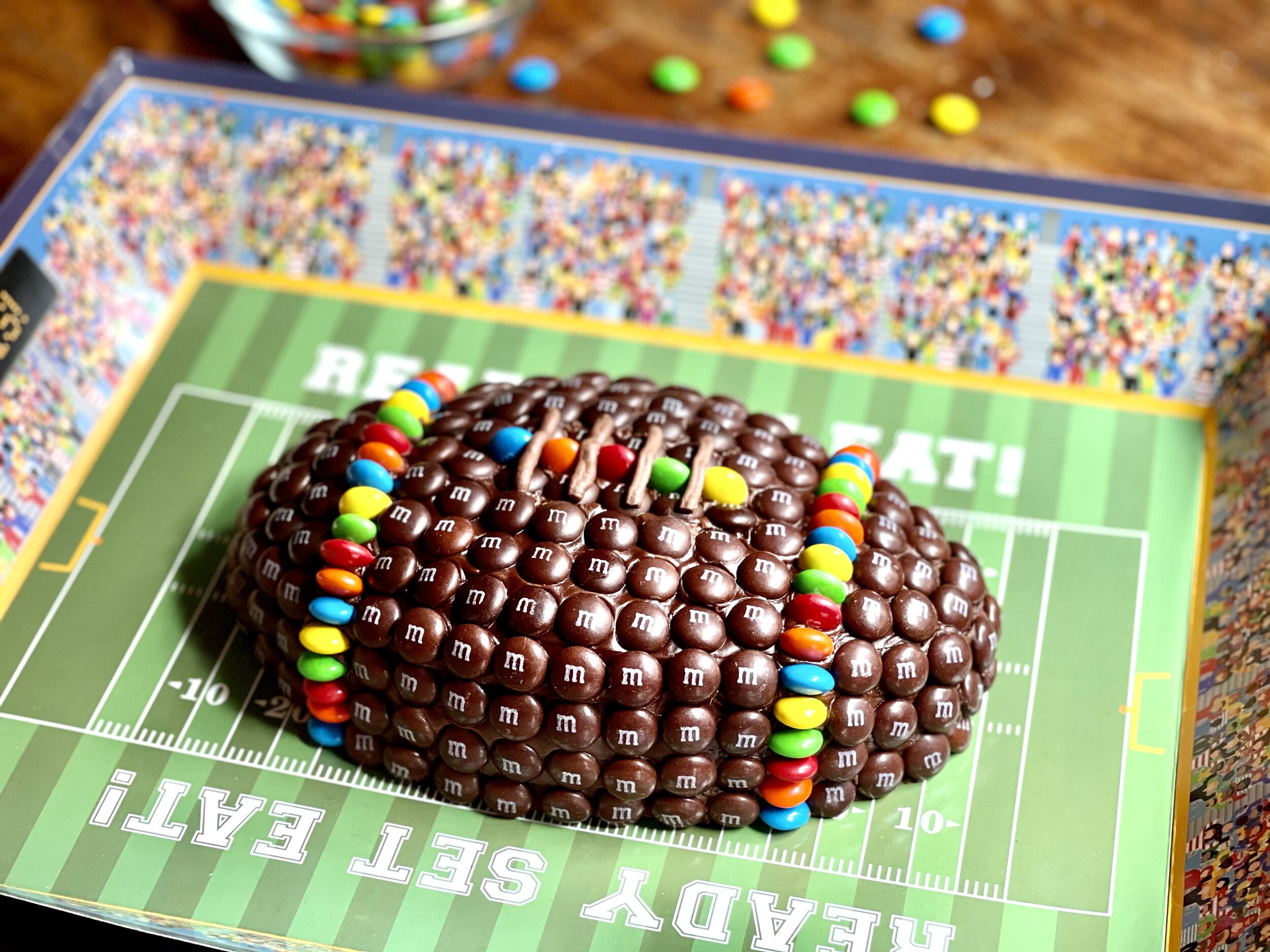 M&M'S® Football Cake — Marc J. Sievers