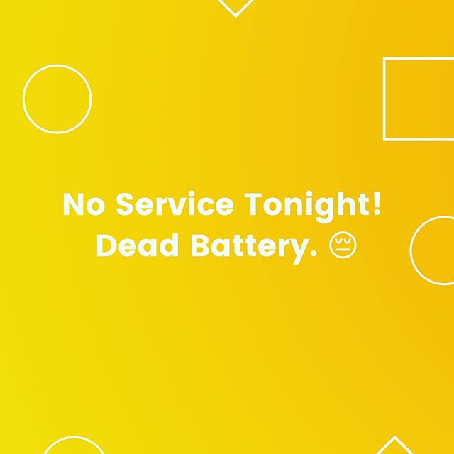 🚨 We won&rsquo;t be at @optimismbrewing tonight because of a dead truck battery. So sorry friends! 😥