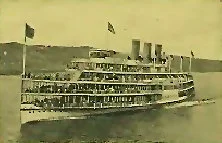 One of several Hudson River passenger steamships that made Mt. Beacon accessible to millions.