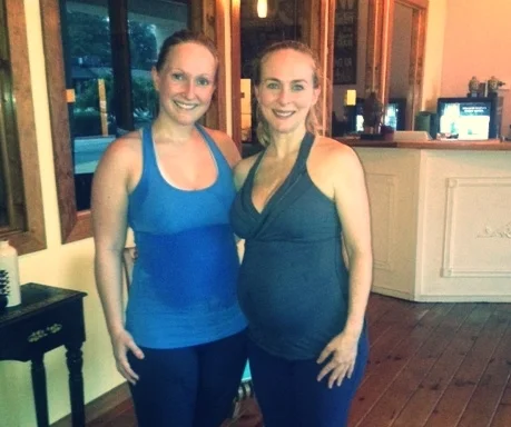 6am Atlanta Hot (WARM) Yoga Meryl and Shannon 