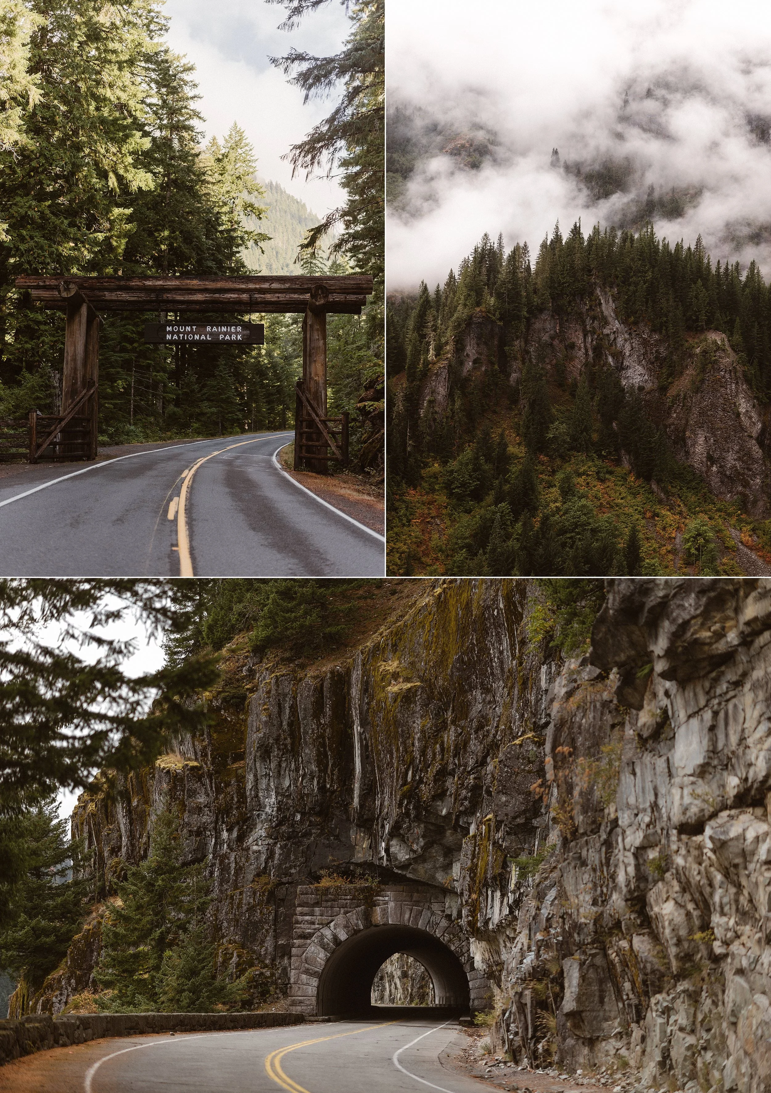 There are some things that you can usually count on when it comes to the Pacific Northwest...the trees, the moss, all the varying tones of the same pallet, and the damp fog giving everything a certain romantic feel. The PNW is a stunning place for an intimate wedding or elopement. This elopement adventure was originally scheduled for elsewhere, but there's nothing like starting your marriage off with an adventure. Photos of this Washington state intimate wedding by traveling elopement photographer Maddie Mae.