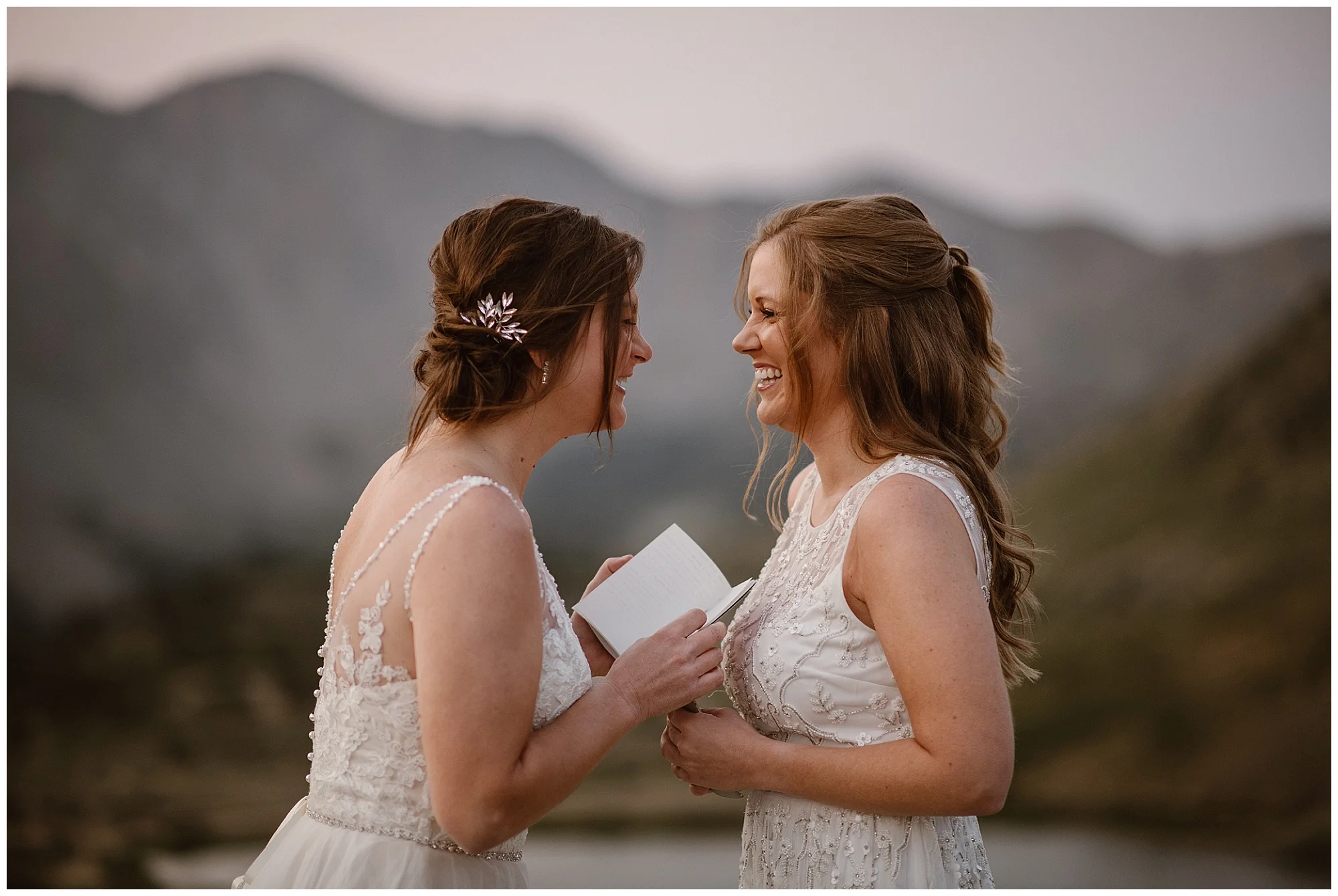 Where you elope and how you say your vows matters! Photo by Maddie Mae, Adventure Instead Elopement Photographers.