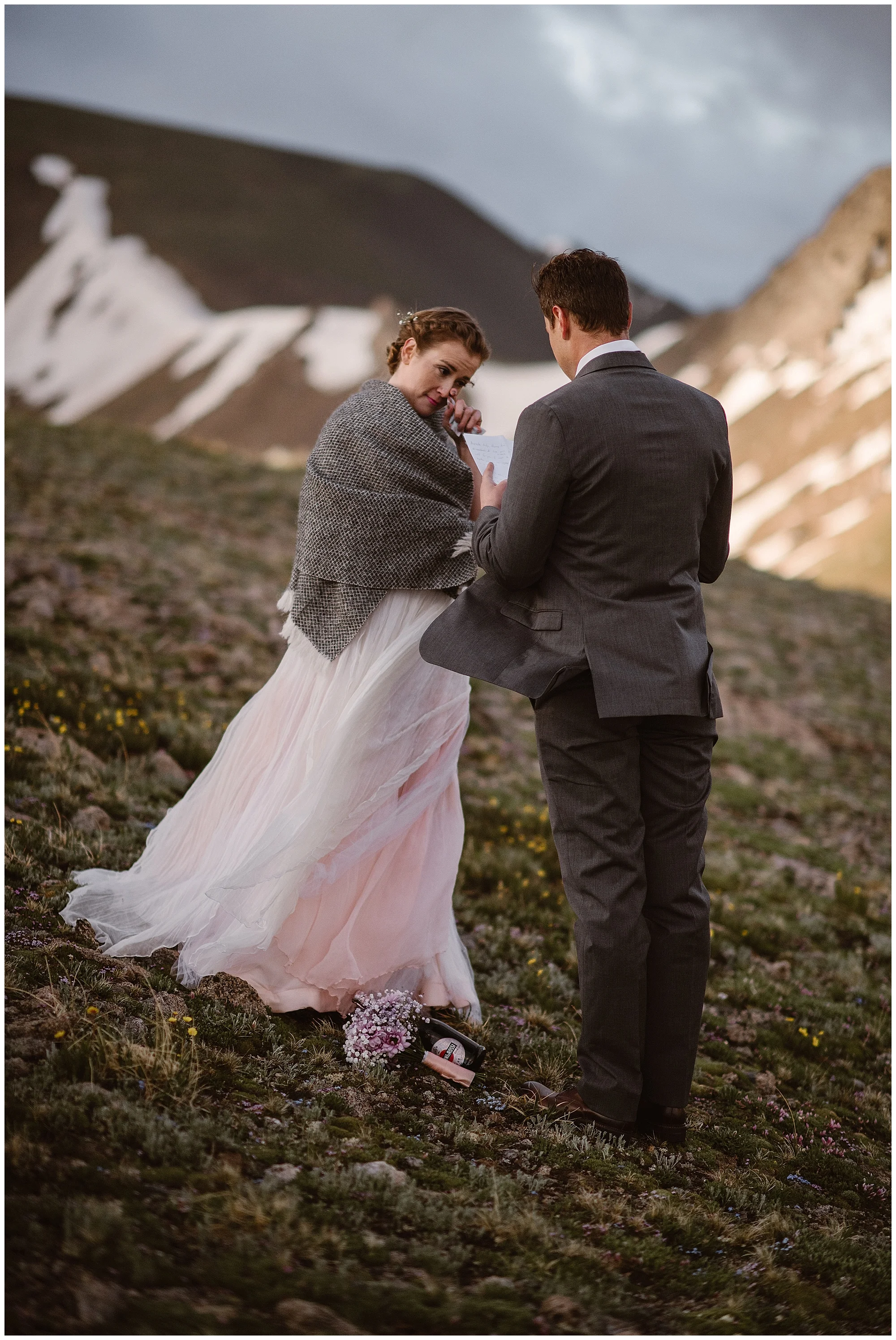 Where you elope and how you say your vows matters! Photo by Maddie Mae, Adventure Instead Elopement Photographers.