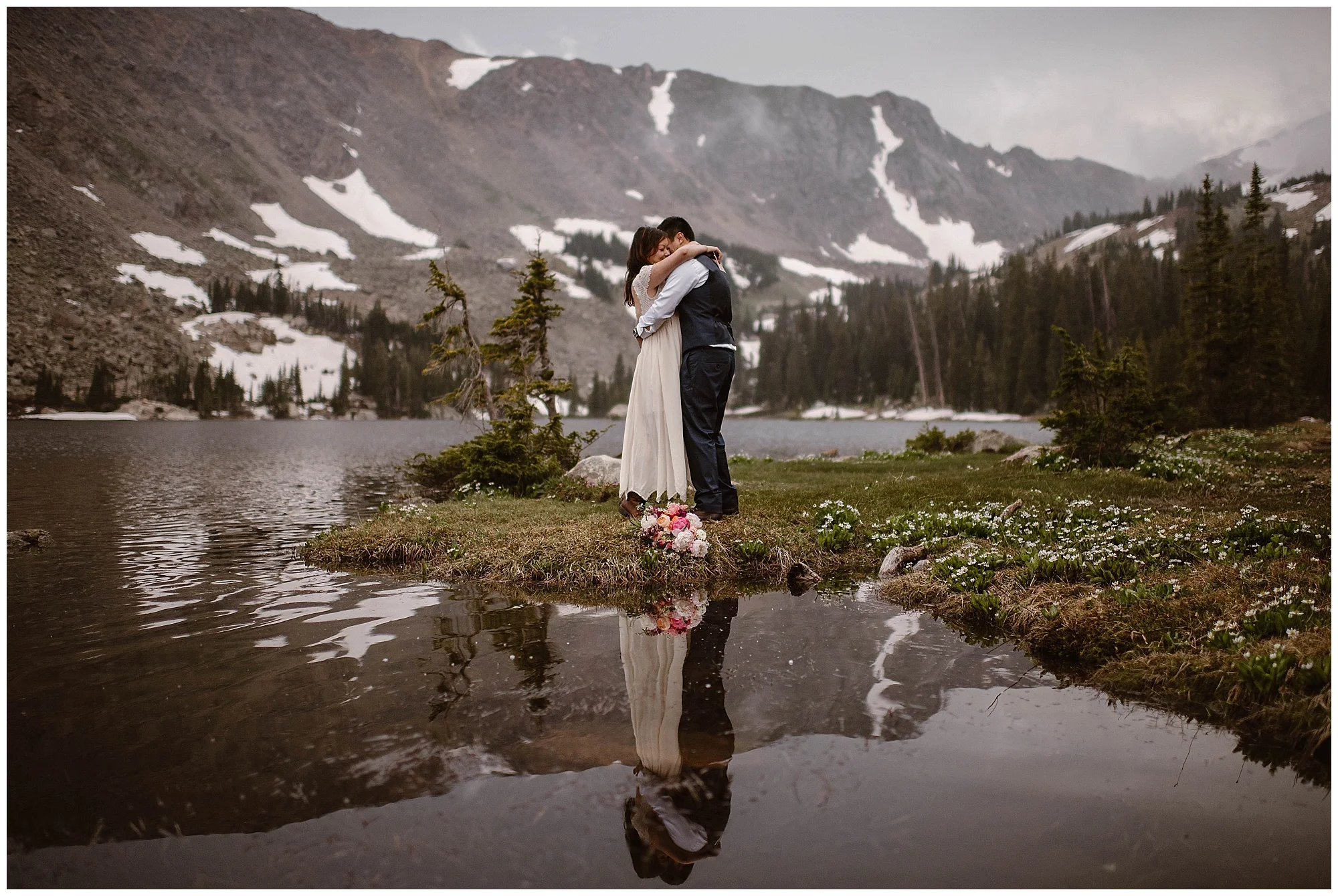 Where you elope and how you say your vows matters! Photo by Maddie Mae, Adventure Instead Elopement Photographers.