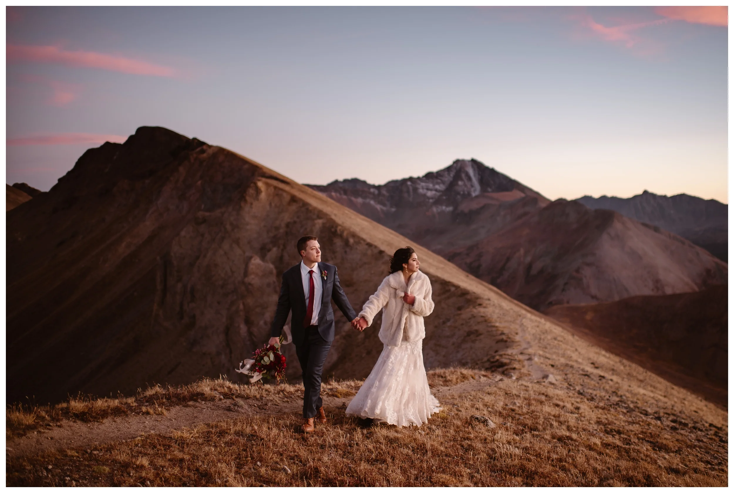 Where you elope and how you say your vows matters! Photo by Maddie Mae, Adventure Instead Elopement Photographers.