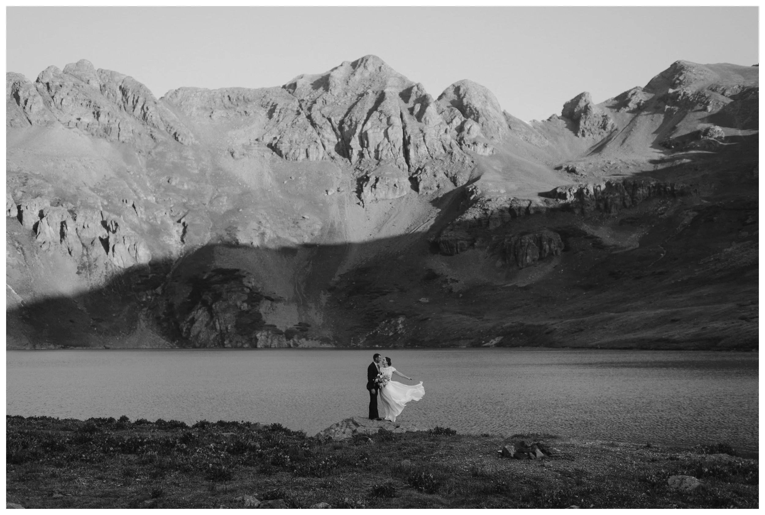 Where you elope and how you say your vows matters! Photo by Maddie Mae, Adventure Instead Elopement Photographers.