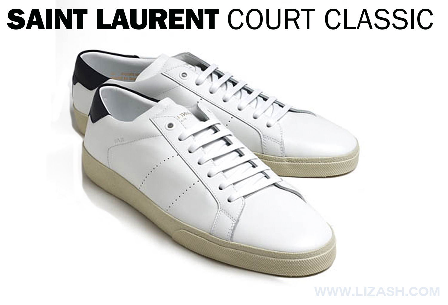 SAINT LAURENT COURT CLASSIC SNEAKERS