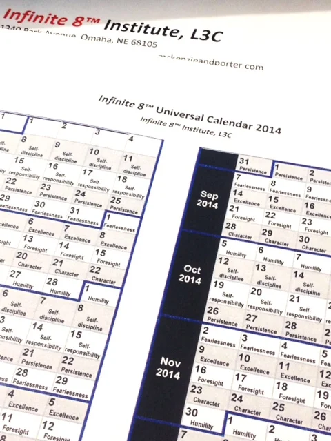 Social Impact - Infinite 8™ Universal Calendar