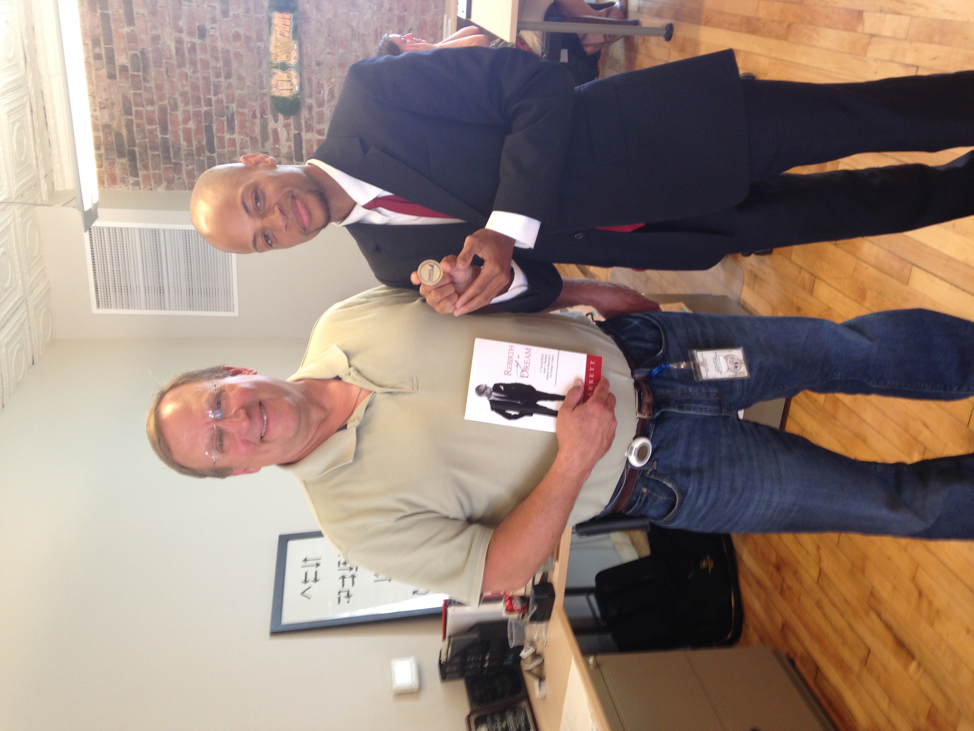 Infinite 8 Institute Founder Recieves DHHS Director's Coin