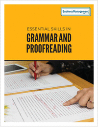Grammar and Proofreading