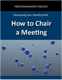 How to Chair a Meeting