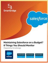 Maintaining Salesforce on a Budget? 