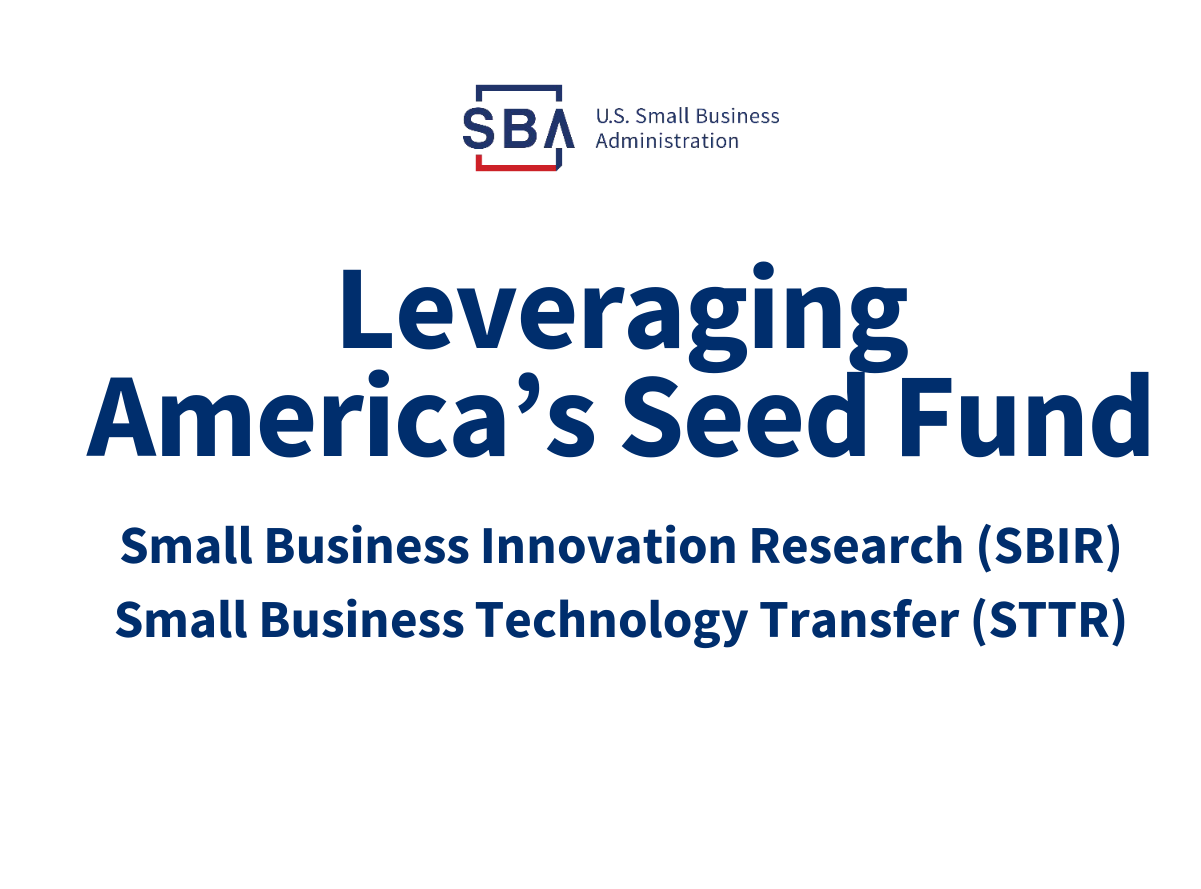 SBIR/STTR Federal Small Biz Grants