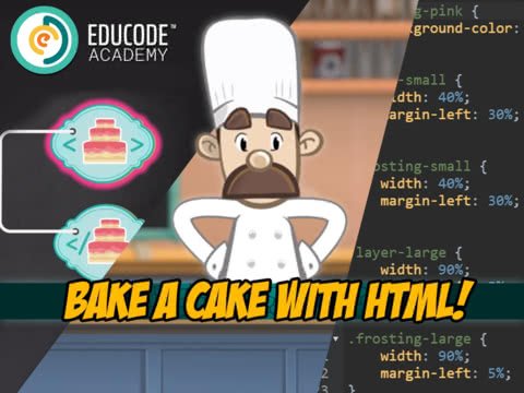 Bake a Cake with HTML