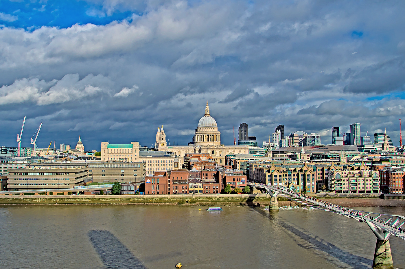 Vistas desde la cafeteria Tate Modern