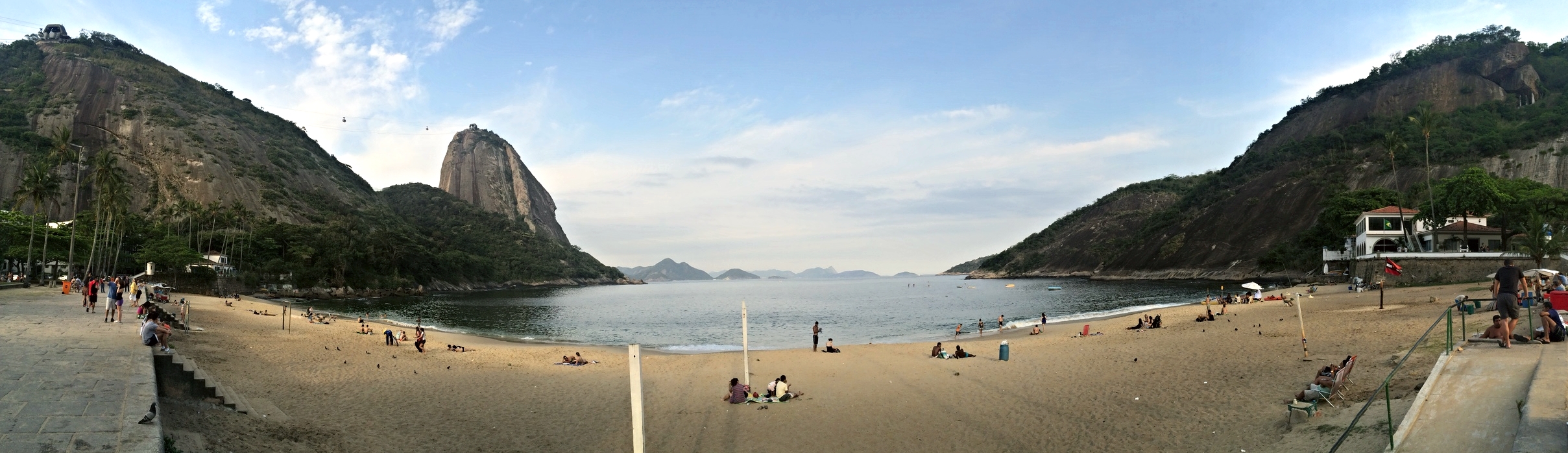 Vista del Pão de Açúcar desde Praia Vermelha.