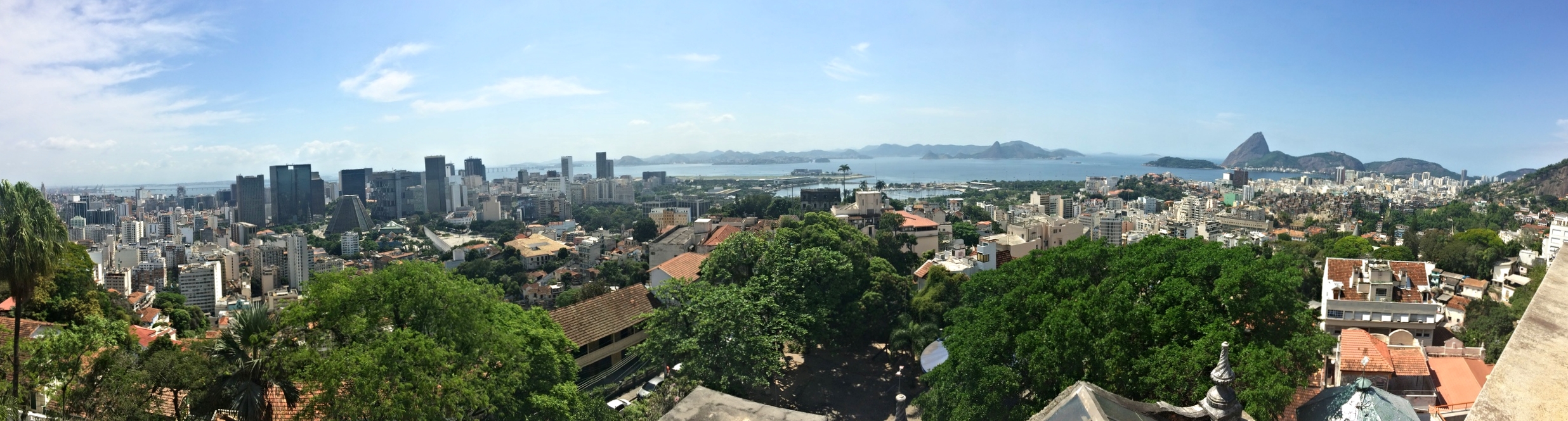 Las vistas desde el Parque das Ruinas de Santa Teresa.