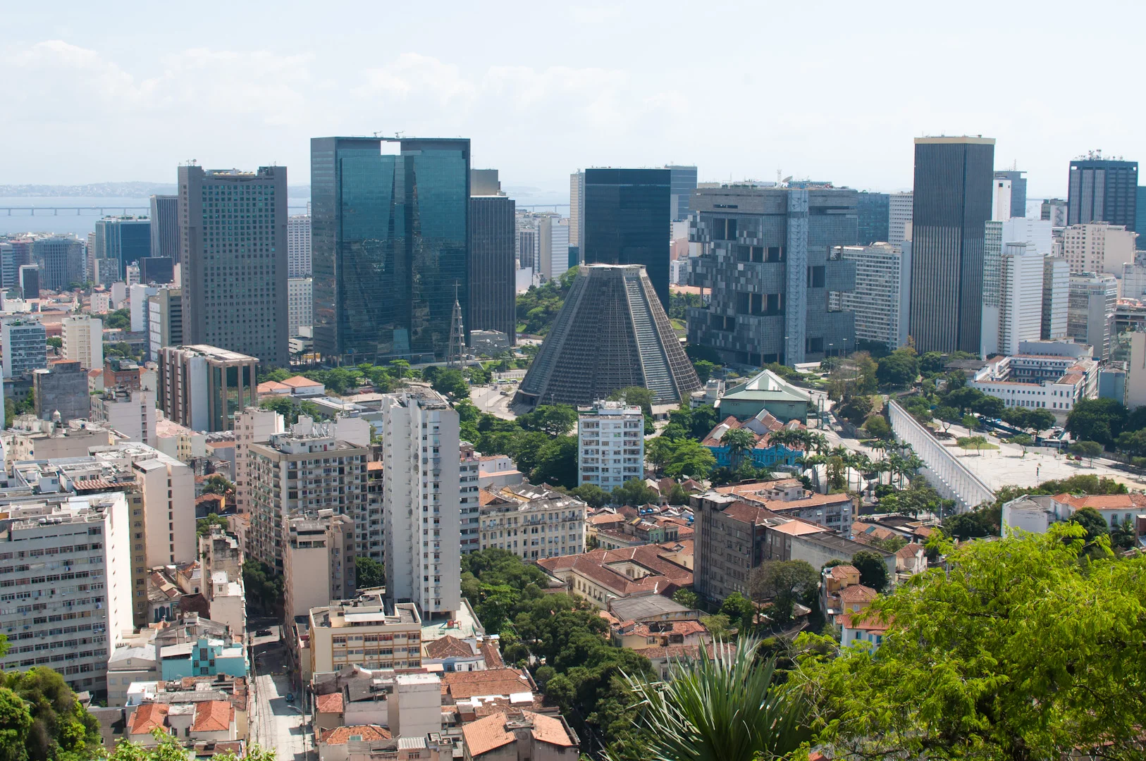 Desde el Parque das Ruinas se tiene una vista excelente de la Catedral