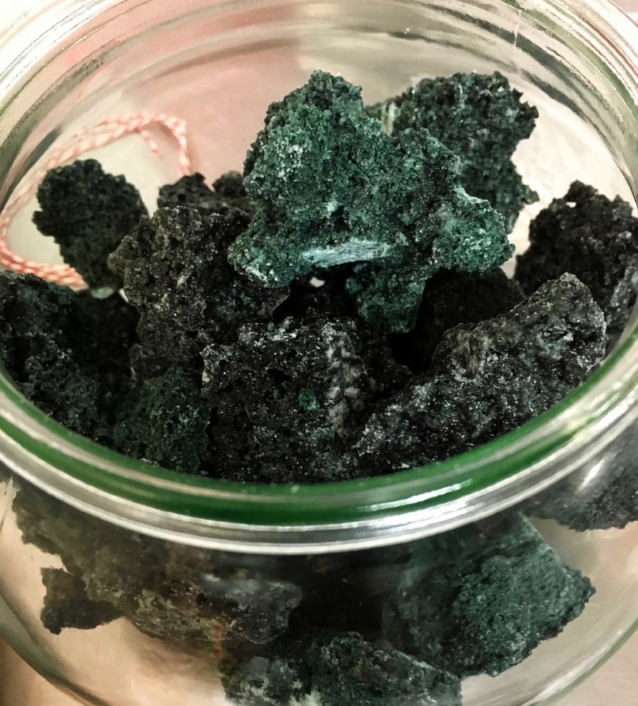 carbón dulce: edible coal