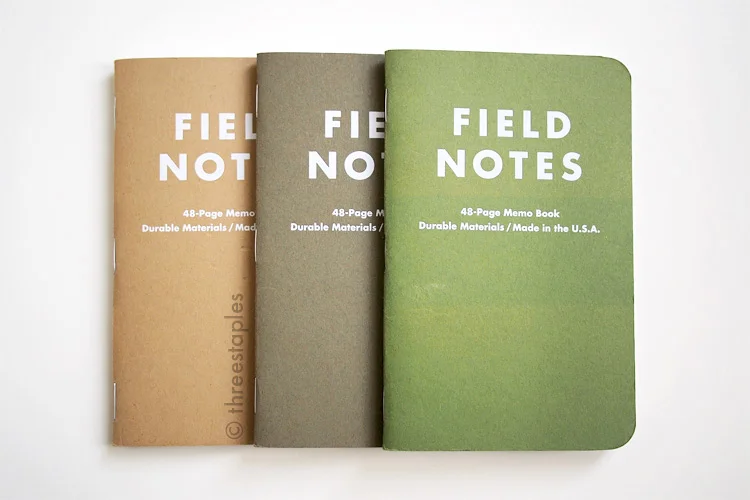 Foil-stamped: Day Game (left and right) and Balsam Fir (center)