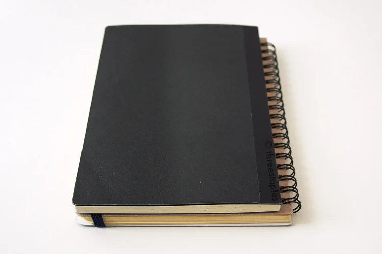Size comparison: Muji B6 on top.