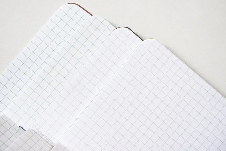 Quick “green” graph grid comparison (from left): Capsule AW14, Grass Stain Green, Balsam Fir, Shenandoah