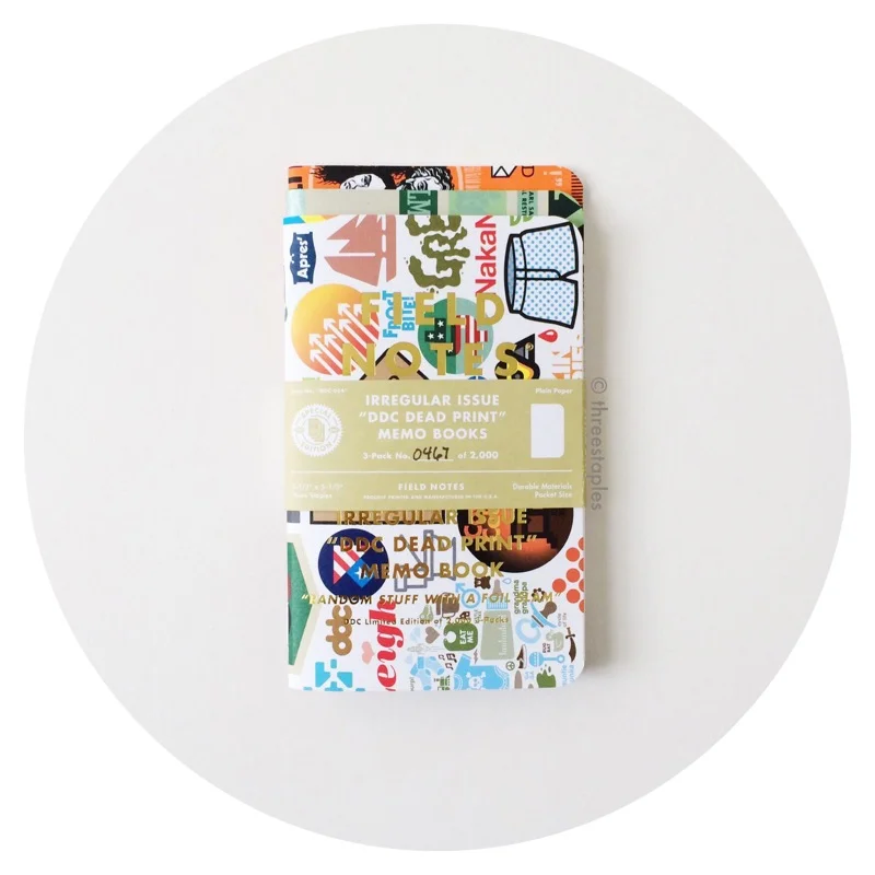 Field Notes “DDC Dead Print” Irregular Issue (2015)