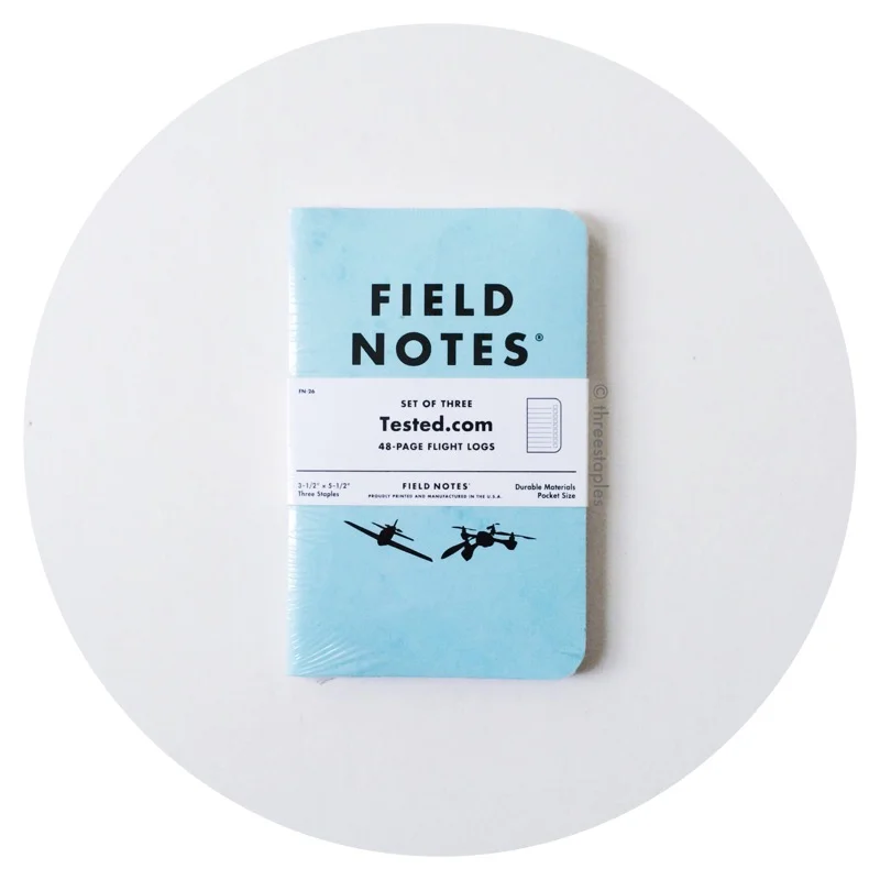 Field Notes x Tested.com “Flight Log” (December 2015)