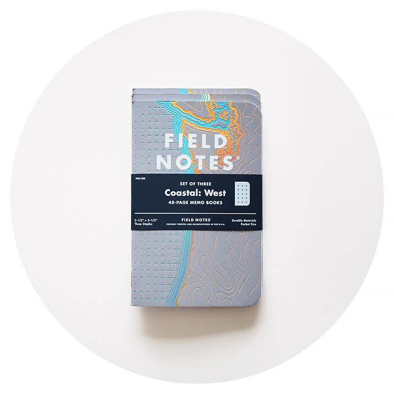 Field Notes Colors: Coastal: West (Spring 2018)