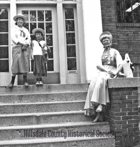 Left to right: Mary jo, Carol and Mother Lackey