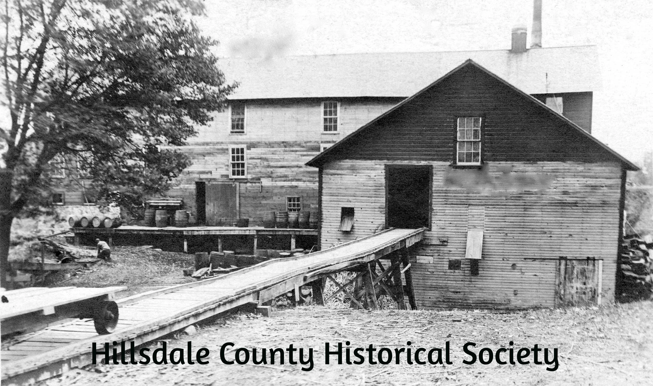 The DuBois’ Mill was run by A.C. and son Fred C. DuBois. The Mill did an extensive business until it burned to the ground.