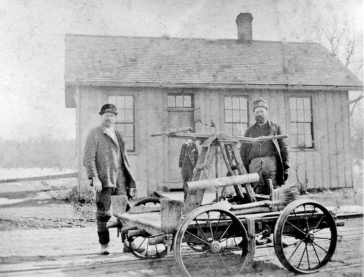 The Bankers’ Depot was moved and is now a garage on Bankers Road, closer to Reading.