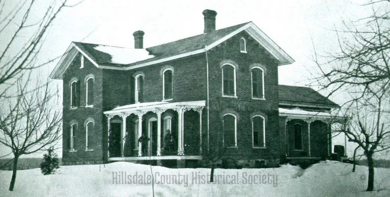 The Bates (and later the Fritze) home near Steamburg was blown apart in the Palm Sunday tornado of 1965. The bricks were reused to build a new home