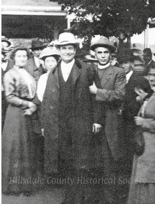 William Jennings Bryan in the middle