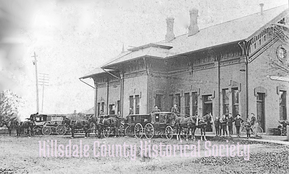 the lake shore and michigan southern depot in hillsdale, mi