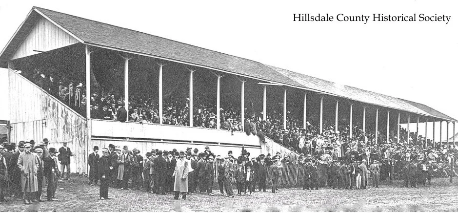 the fair horse races in 1913 were a huge attraction. today they no longer are run.
