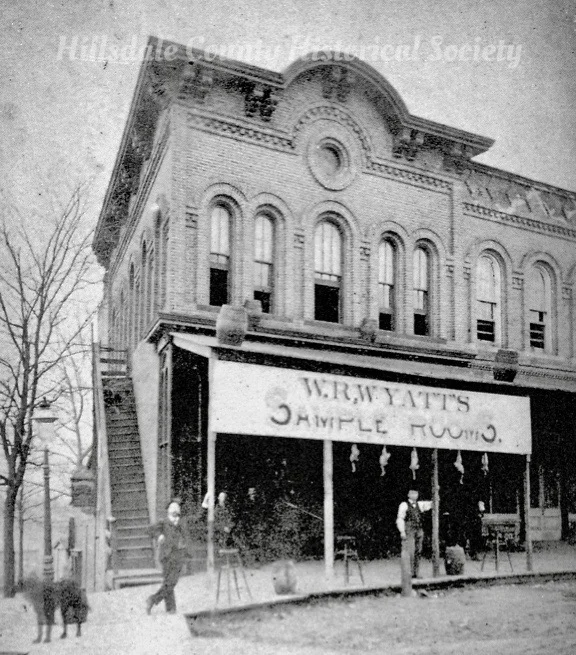 another Broad street market with poultry hanging from the porch. Yuch!