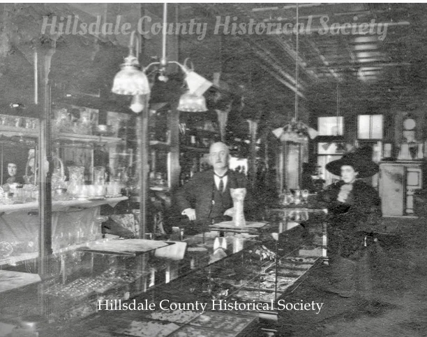 Until 2018, this Howell Street store has always house a jewelry business. Above is Albaugh and Son Jewelers and Opticians. Later it was Kiess Jewelers, then Losey Jewelers.